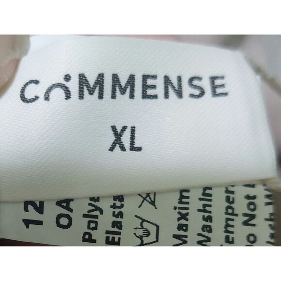 NWT Commense Women's Strapless Beige Mini Dress With Pockets Size XL - Picture 2 of 6